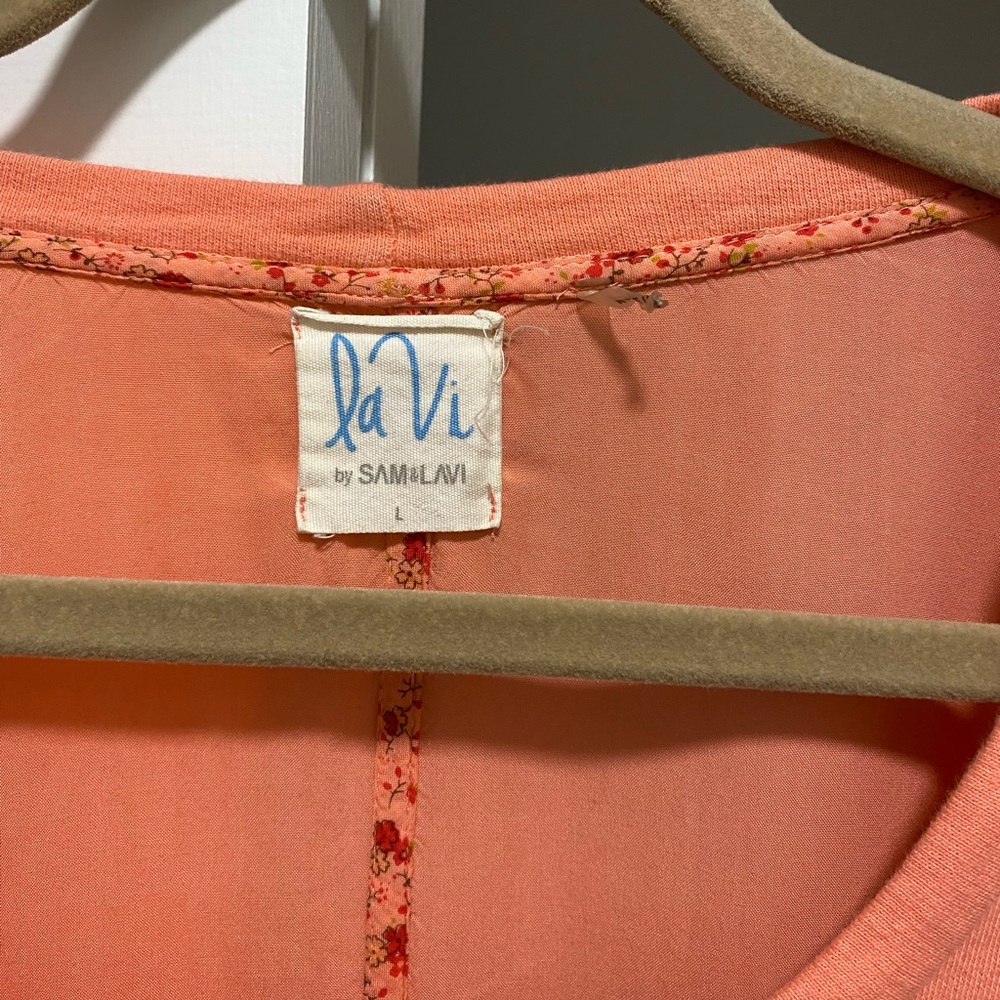 Anthropologie Mixmade Sweatshirt Top Pink - Picture 7 of 8